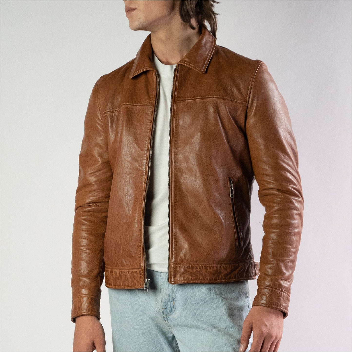 Geacă de piele Leronzo