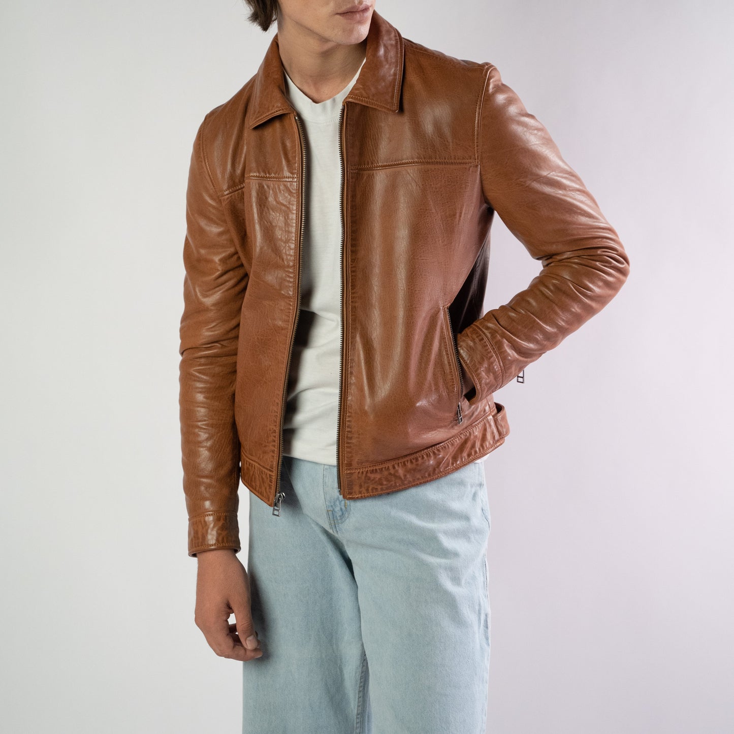 Geacă de piele Leronzo